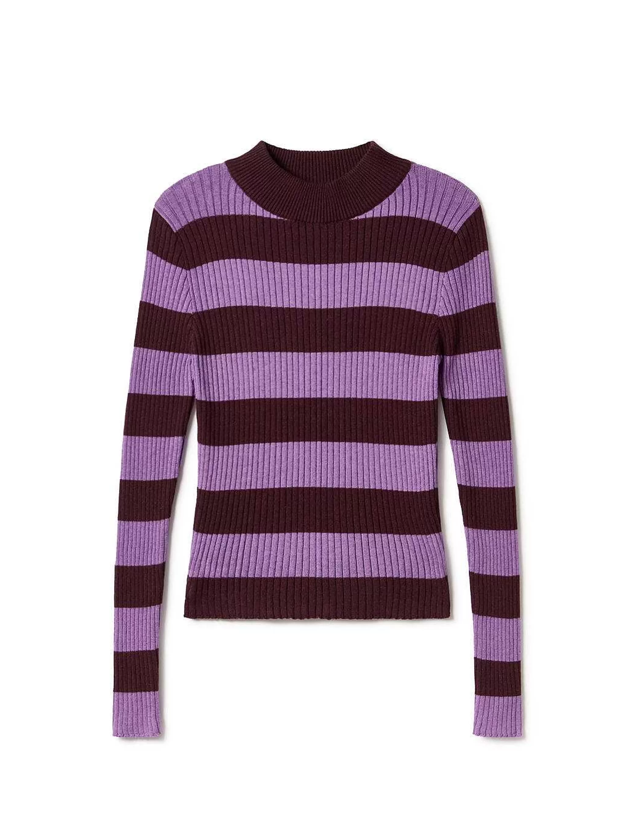 Fashion TWOTHIRDS Lachea - Mauve Strepen